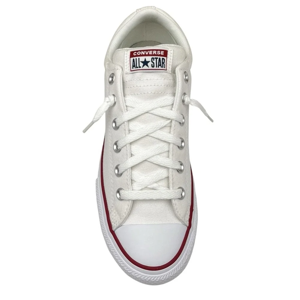 Converse Chuck Taylor All Star Street Youth Girls Boys Canvas Sneaker Sz 7 White